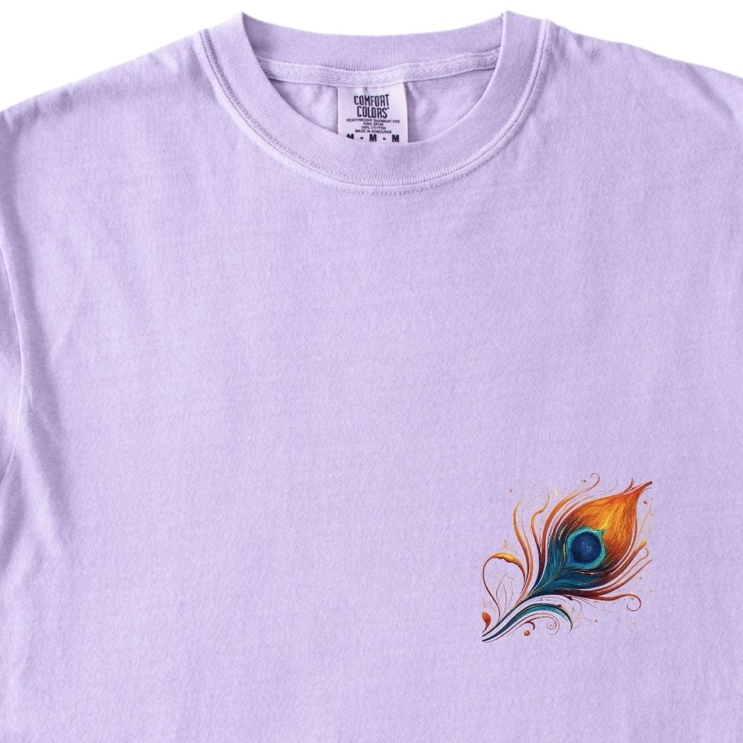 Krishna Ji Hindu Modern Tee - Feather