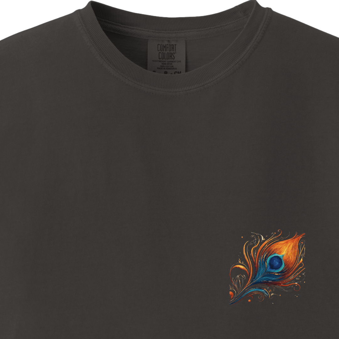 Krishna Ji Hindu Modern Tee - Feather