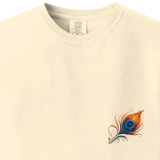 Krishna Ji Hindu Modern Tee - Feather