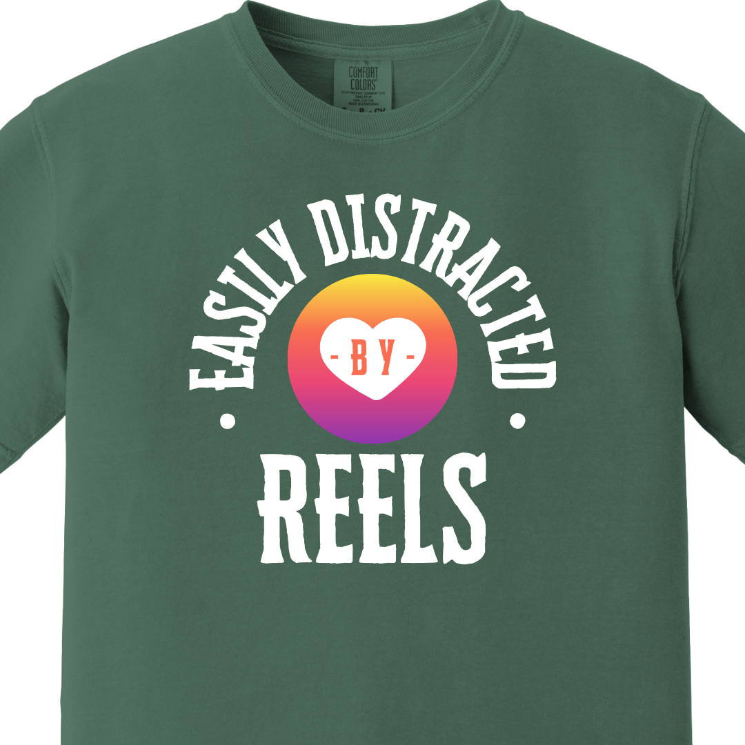 Easily Distracted By Reels Tee