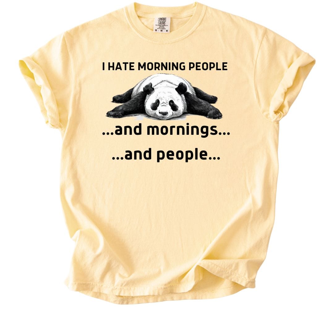 I hate Morning Casual tee