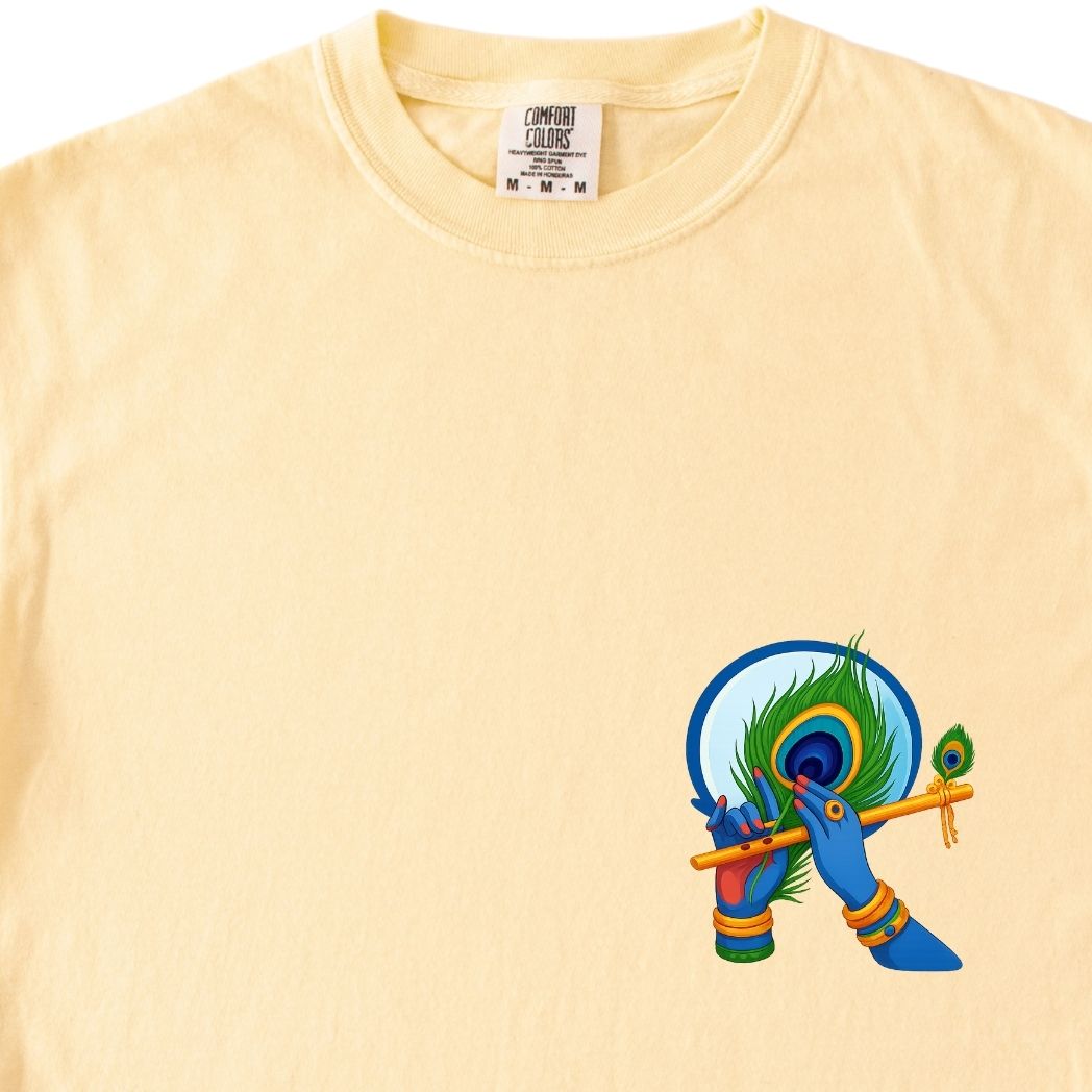 Krishna Ji Hindu Modern Tee - Feather and Flute