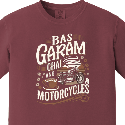 Bas Garam Chai and Motorcycles Tee - Maatee