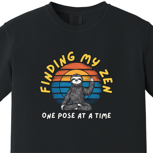 Finding My Zen - Yoga Tee - Maatee