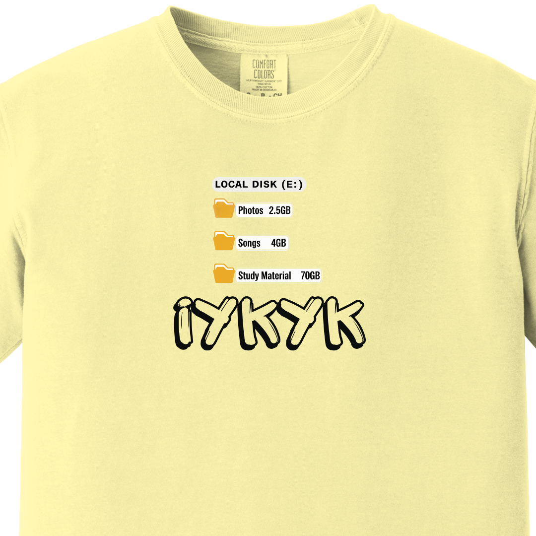 IYKYK - Study Material Tee - Maatee