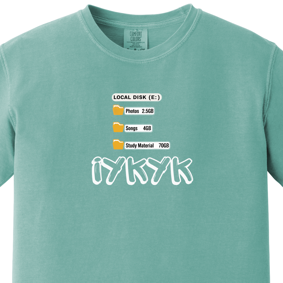 IYKYK - Study Material Tee - Maatee