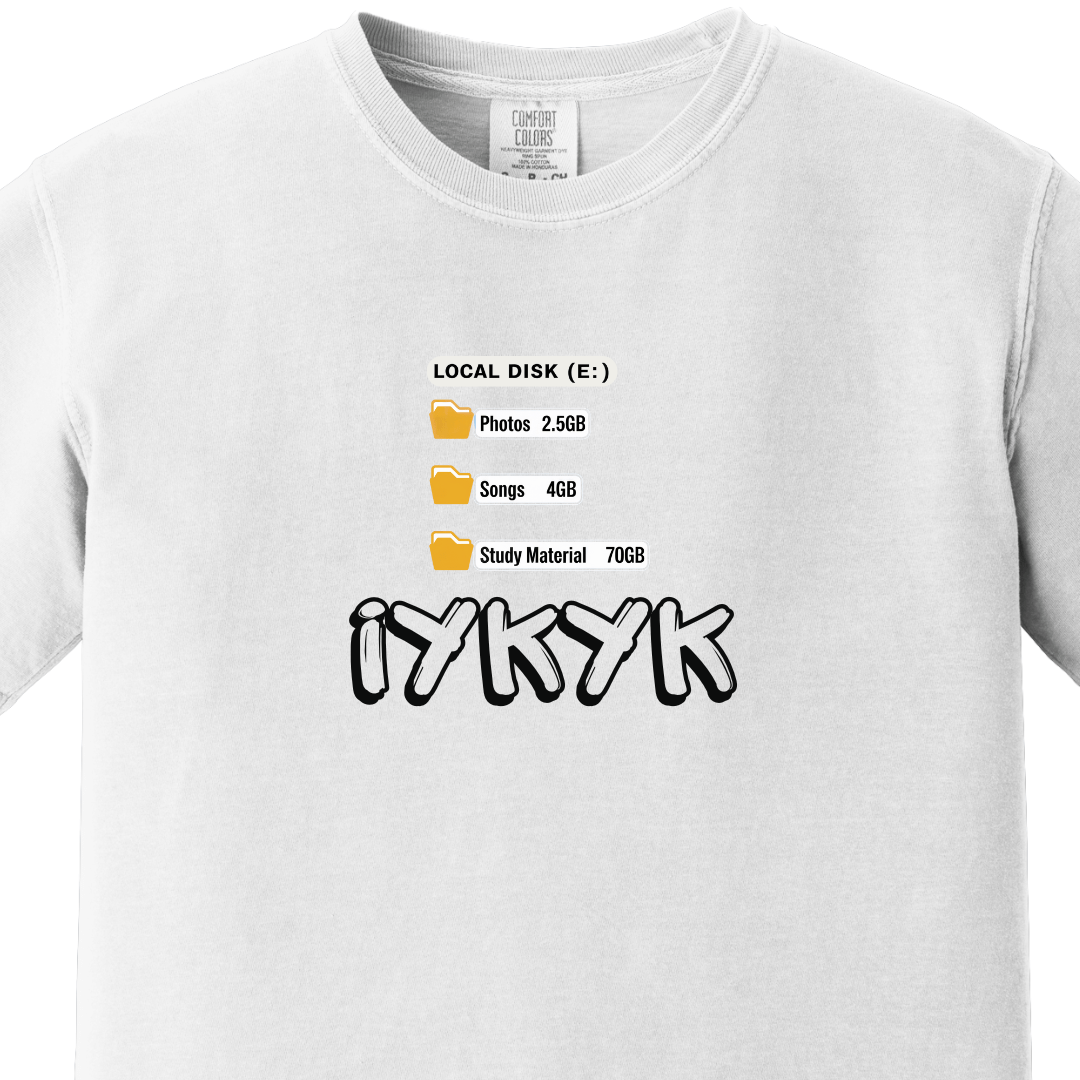 IYKYK - Study Material Tee - Maatee