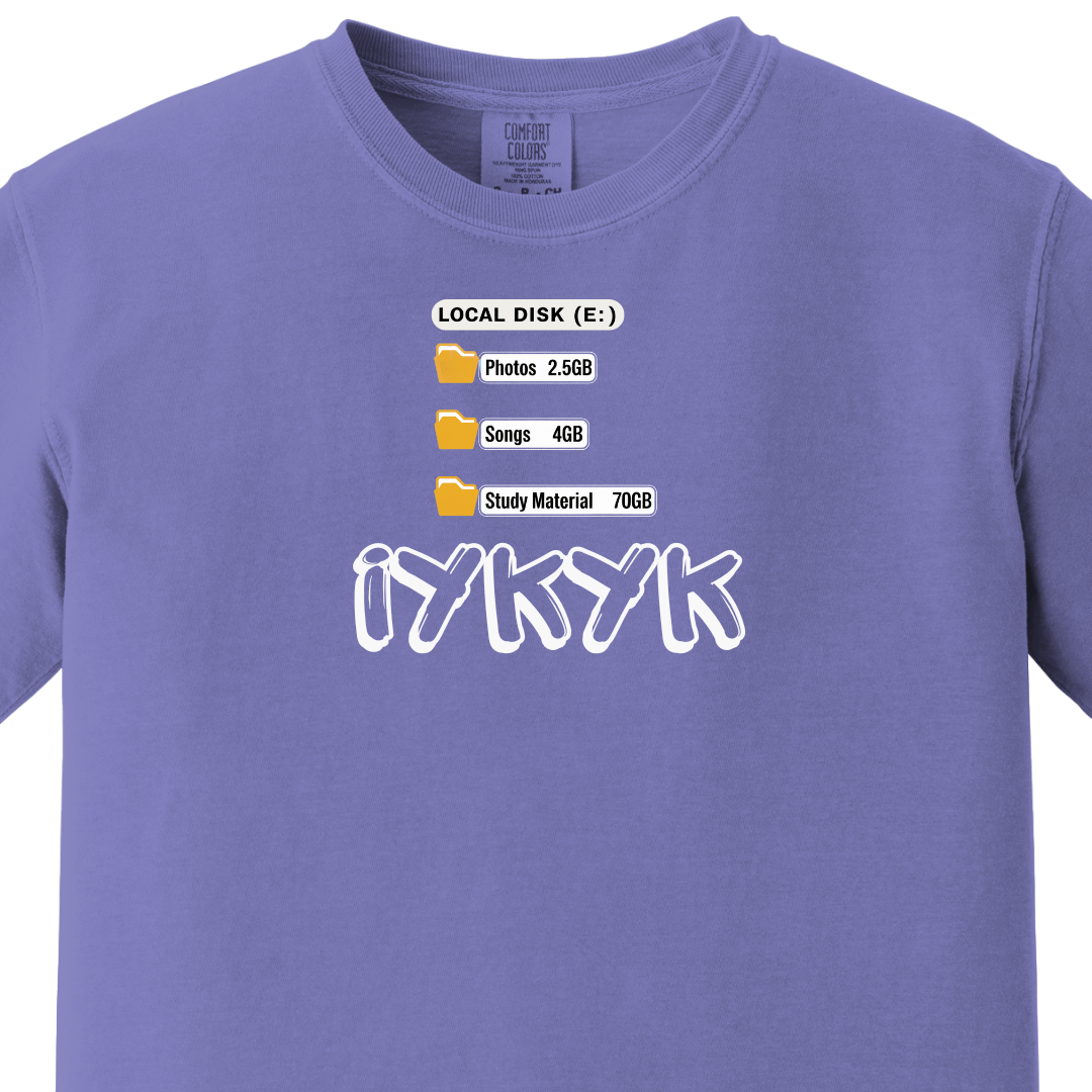 IYKYK - Study Material Tee - Maatee