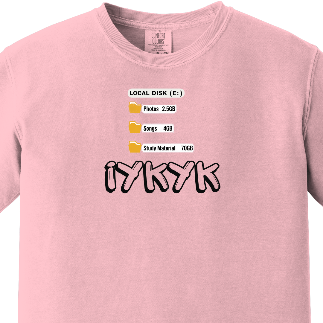 IYKYK - Study Material Tee - Maatee