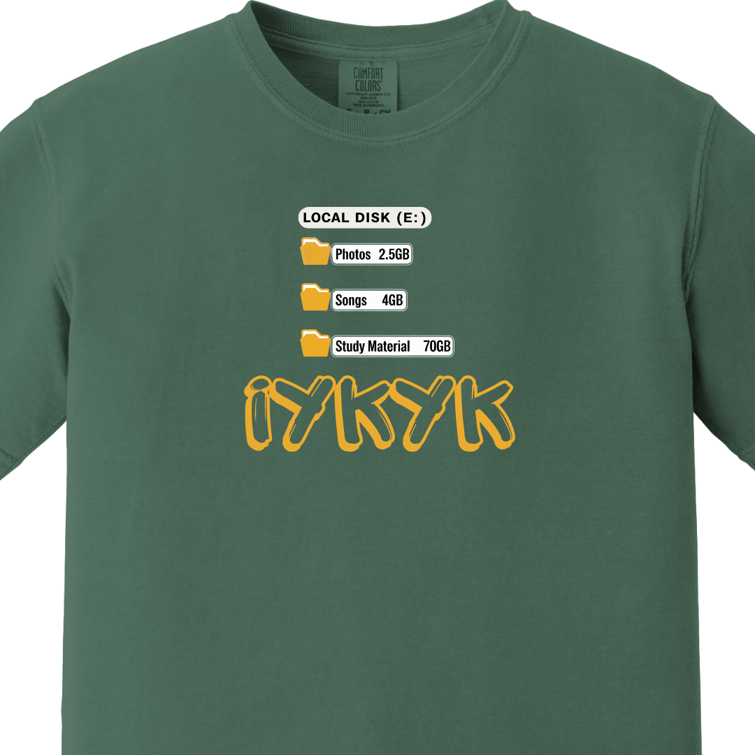 IYKYK - Study Material Tee - Maatee