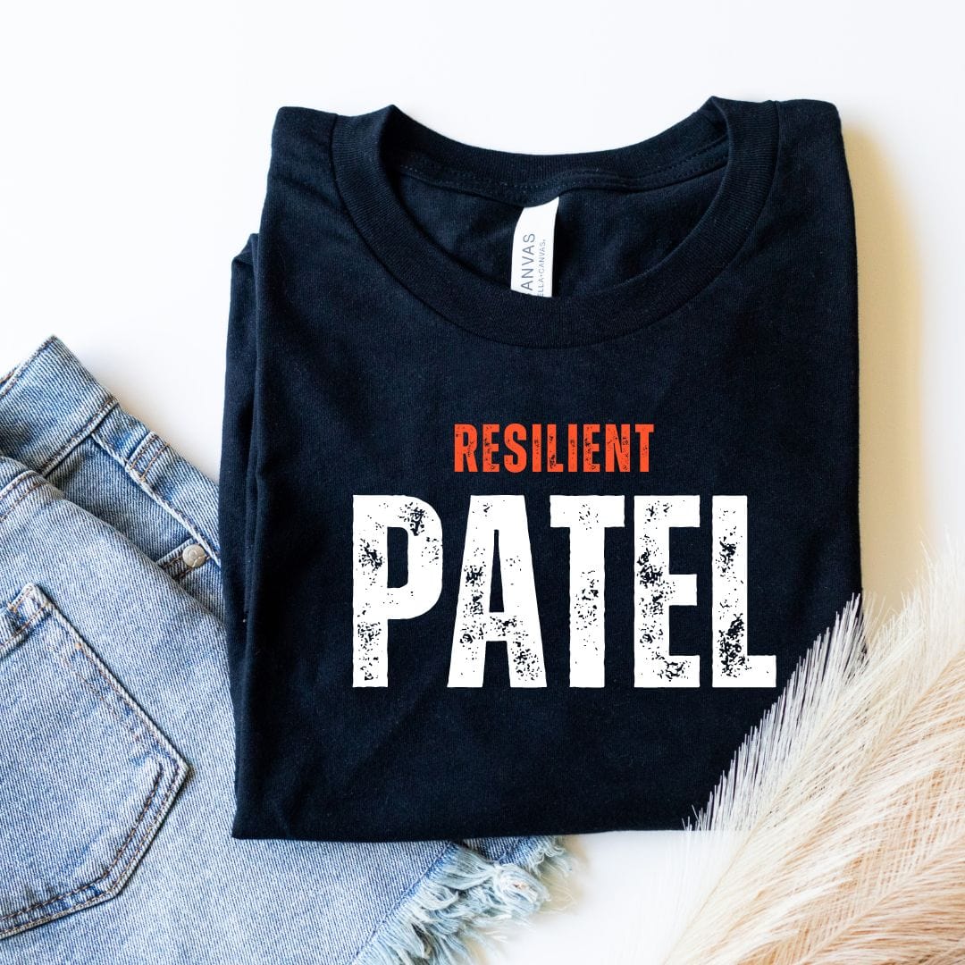 Resilient PATEL Surname Tee - Maatee