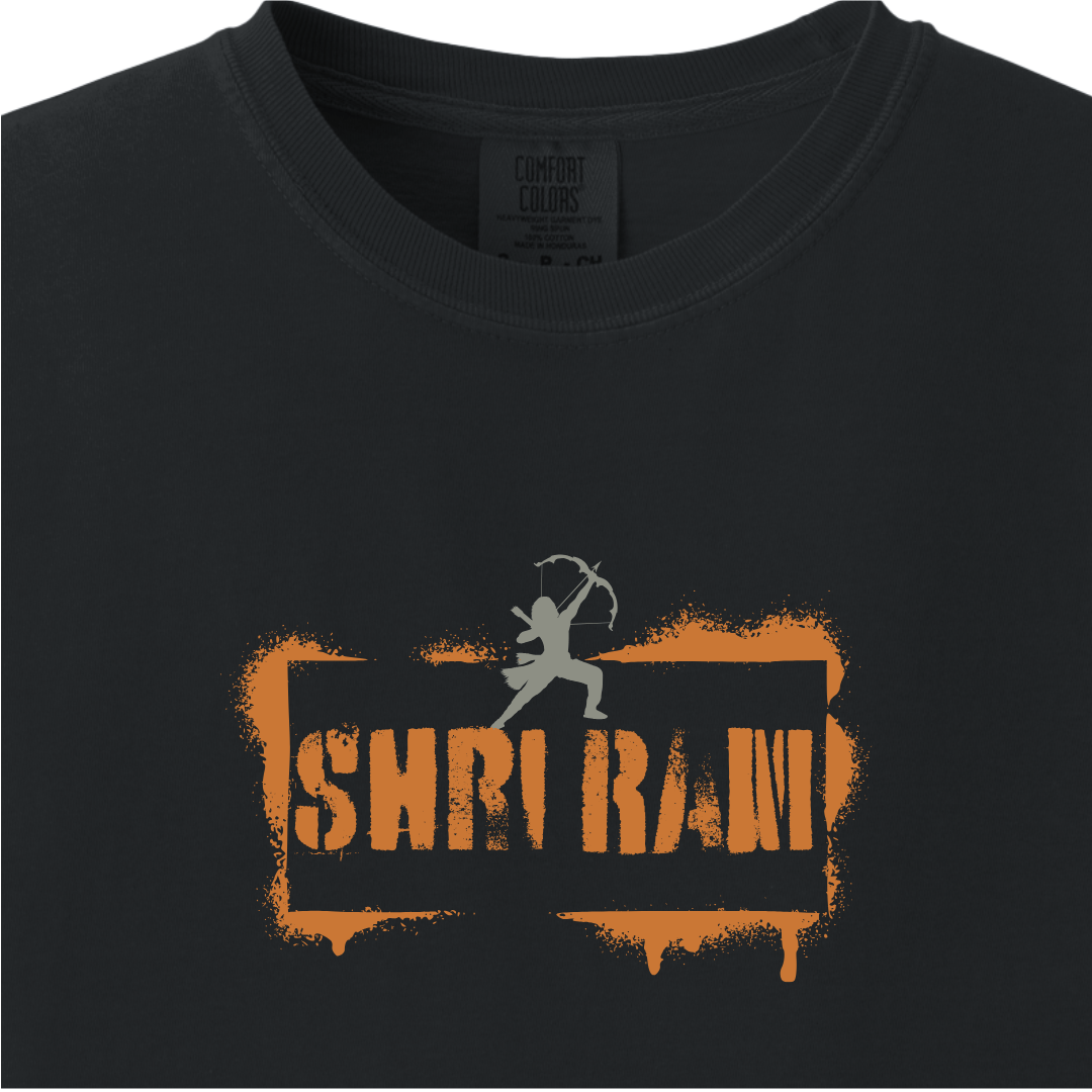 Shree Ram Ji Rugged Print Tee - Maatee