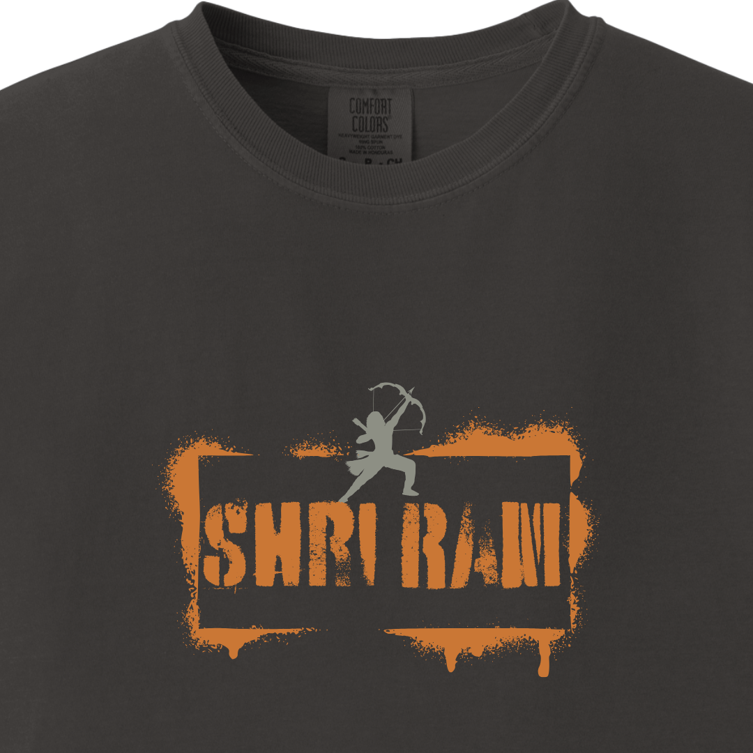 Shree Ram Ji Rugged Print Tee - Maatee