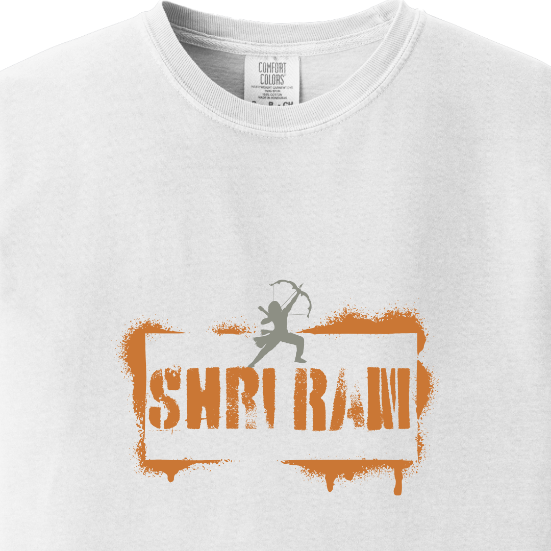Shree Ram Ji Rugged Print Tee - Maatee